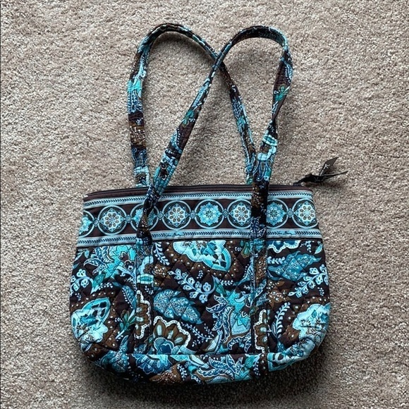 Vera Bradley java blue purse - Picture 3 of 4